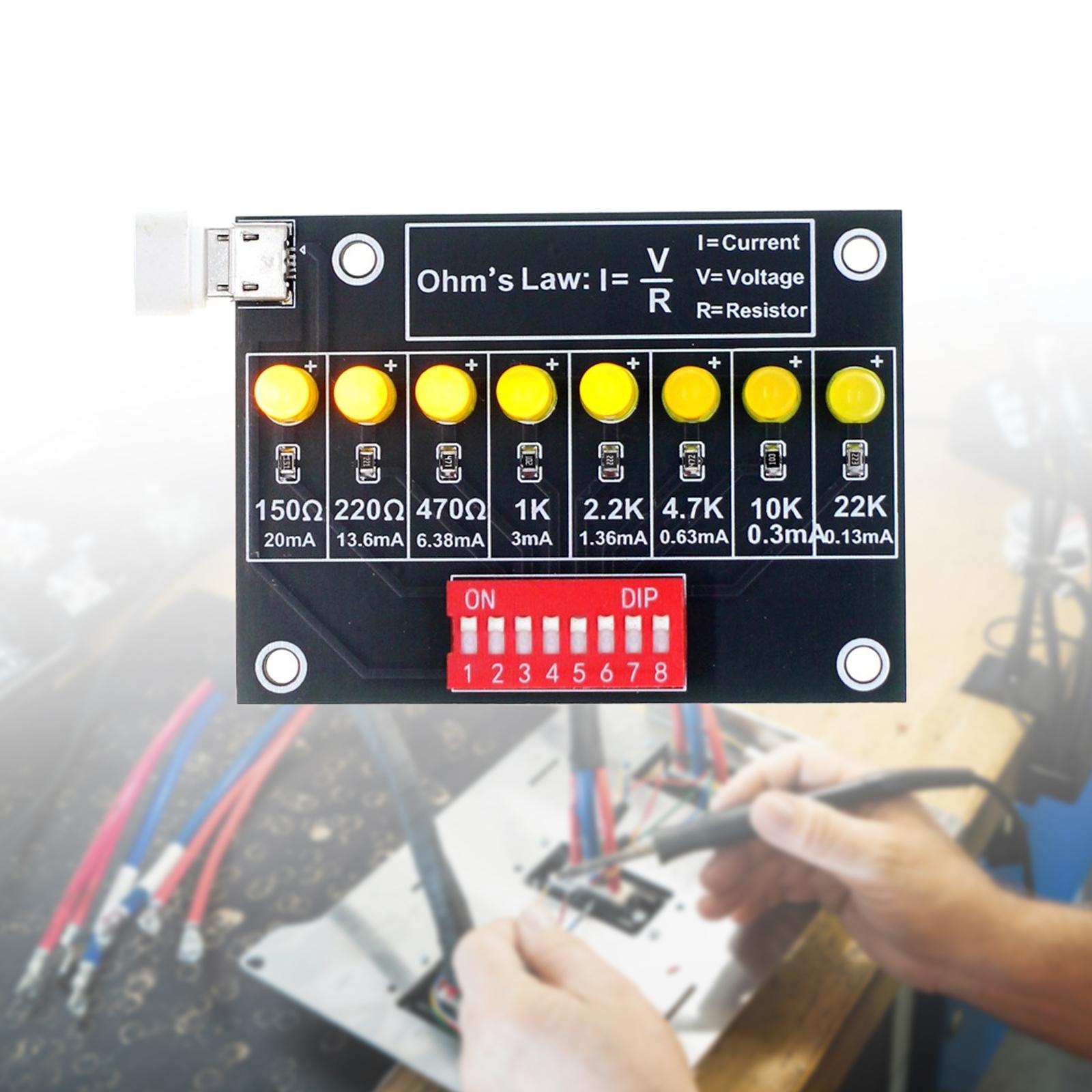 Diy Electronics Learning Kit - مجموعة أدوات تدريب على اللحام مع