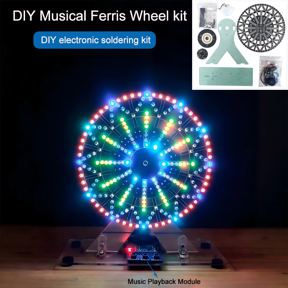 Diy Electronics Project Kit - مجموعة أدوات إلكترونية للتركيب الذاتي: عجلة