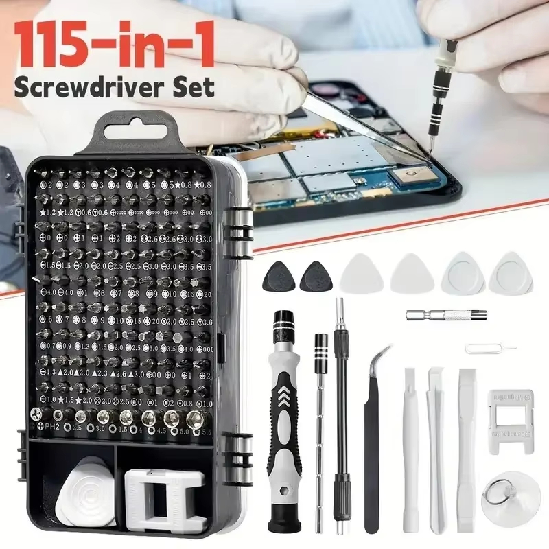 Diy Electronics Project Kit - طقم مفكات دقيقة 115 في 1