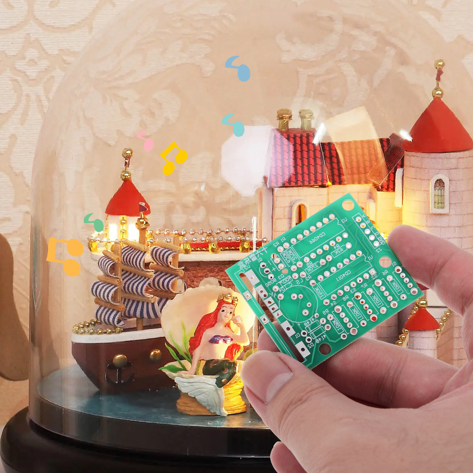 مجموعة واحدة من مكونات صندوق ا - مراجعة Diy Electronics Box وسعره