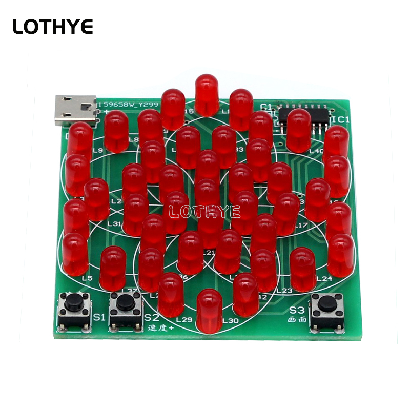 LED طاحونة الإلكترونية مع ضوء  - مراجعة Diy Electronics Project Kit وسعره