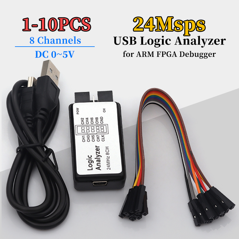 محلل منطقي USB للميكروكنترولر  - مراجعة Logic Analyzer Usb وسعره