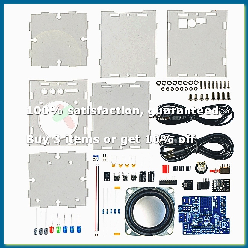 طقم مكبر صوت بلوتوث للتركيب ال - مراجعة Diy Electronics Project Kit وسعره