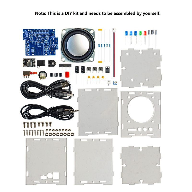طقم مكبر صوت بلوتوث للتركيب ال - مراجعة Diy Electronics Project Kit وسعره