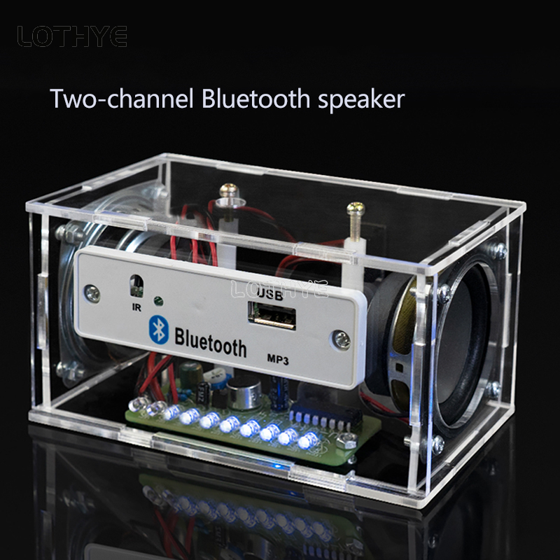 مكبر صوت بلوتوث صغير ثنائي الق - مراجعة Diy Audio Electronics Kit وسعره
