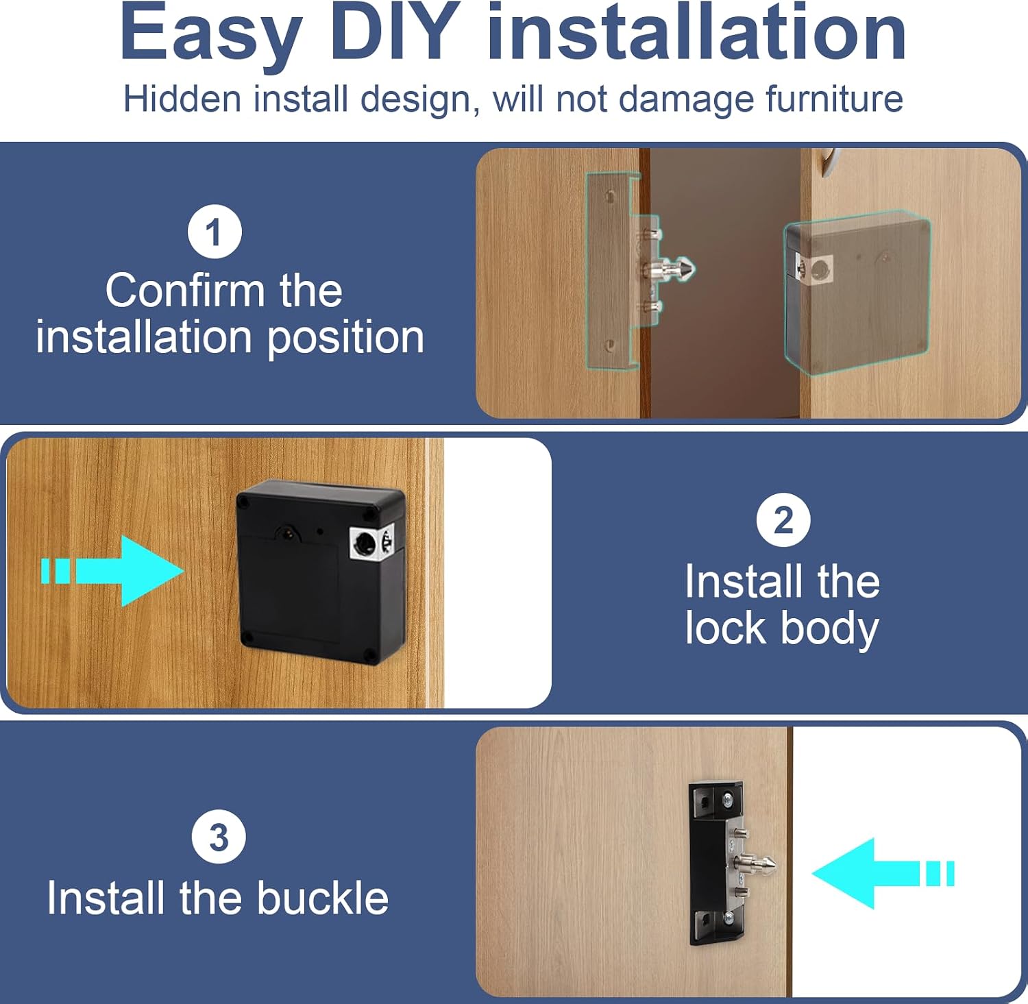 قفل باب إلكتروني ذكي بتقنية RF - مراجعة Diy Electronics Cabinet وسعره