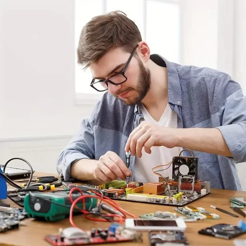 طقم مفكات دقيقة 115 في 1 مع رؤ - مراجعة Diy Electronics Project Kit وسعره
